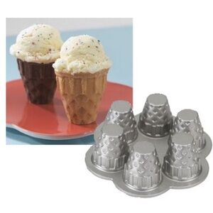 Nordic Ware Ice Cream Cone 6 Cupcake Pan. Perfect treat for Summer!
